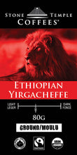 Stone Temple Coffees - Ethiopian Yirgacheffe, Ground, Medium Roast, Coffee 80g