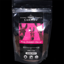 Stone Temple Coffees - Pink Donkey Decaf, Ground, Medium Roast, Coffee 80g