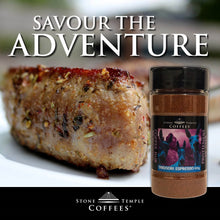 Stone Temple Coffees - Tandoori Espresso Coffee Rub BBQ Seasoning, 100g Jar