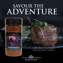 Stone Temple Coffees - Tandoori Espresso Coffee Rub BBQ Seasoning, 100g Jar