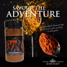 Stone Temple Coffees - Tex-Mex Espresso Coffee Rub Seasoning, 100g Jar