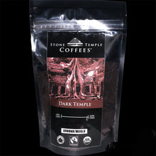 Dark Temple - Ground, Dark French Roast, Certified Organic OCIA/ Fairtrade Coffee 80g