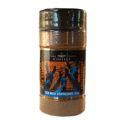 Stone Temple Coffees - Tex-Mex Espresso Coffee Rub Seasoning, 100g Jar