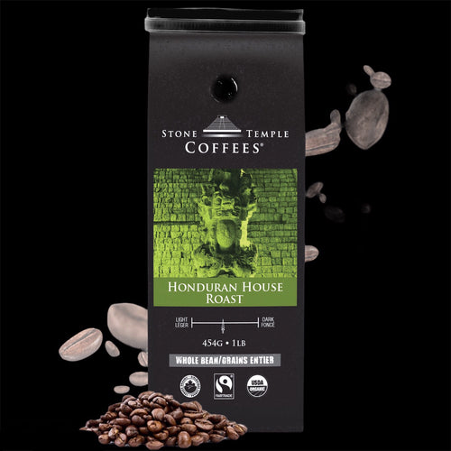 Honduran House Roast - Medium Roast, Certified Organic OCIA/ Fairtrade Coffee 1lb/454g