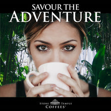 Stone Temple Coffees - Woman drinking coffee