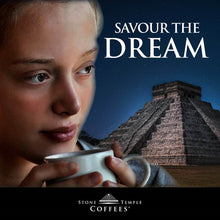 Dark Temple - Ground, Dark French Roast, Certified Organic OCIA/ Fairtrade Coffee 80g