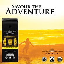 Colombian Supremo - Ground, Medium Roast, Certified Organic OCIA/ Fairtrade Coffee 1lb/454g