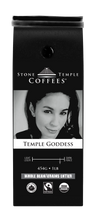 Temple Goddess - Whole Bean, Dark Espresso, Certified Organic OCIA/ Fairtrade Coffee 1lb/ 454g