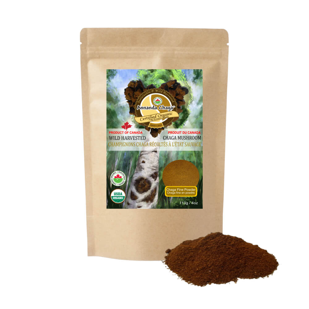 Wild Canadian Chaga Mushroom Powder