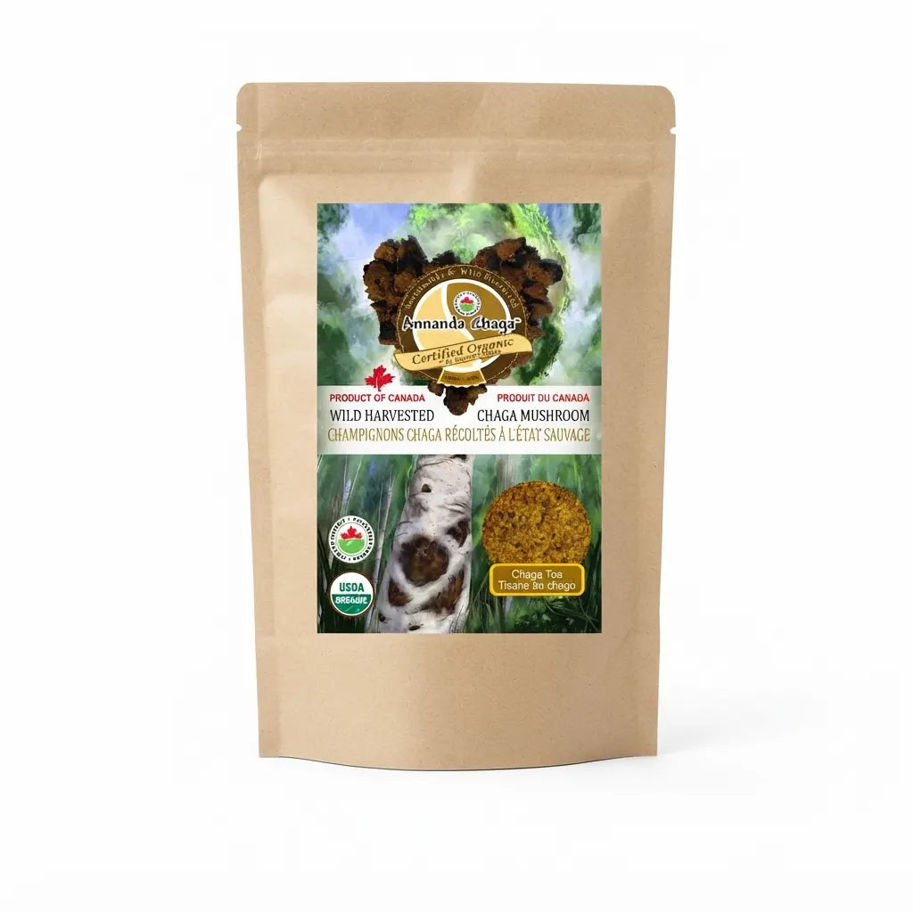 Wild Canadian Chaga Mushroom Tea — Standard Grind