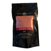 Stone Temple Tea - Lemongrass tea pouch on a white background