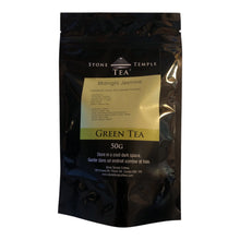 Stone Temple Tea - Midnight Jasmine tea pouch on a white background
