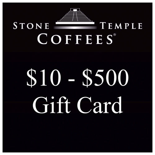 Stone Temple Coffees - Gift Cards $10 to $500