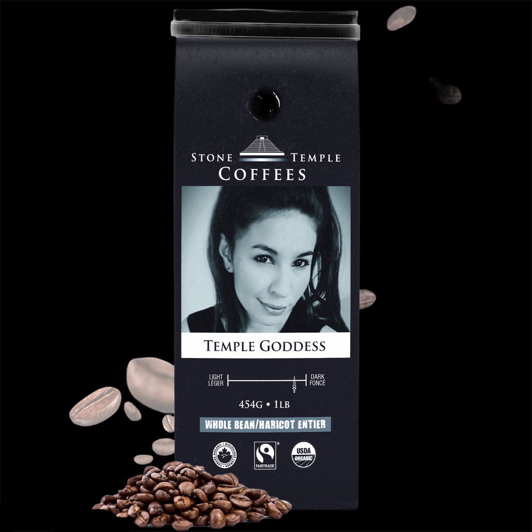 Stone Temple Coffees - Temple Goddess Organic Whole Bean Coffee