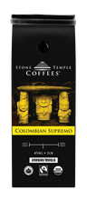 Stone Temple Coffees - Colombian Supremo, Ground, Medium Roast Organic/ Fairtrade Coffee 1lb/454g